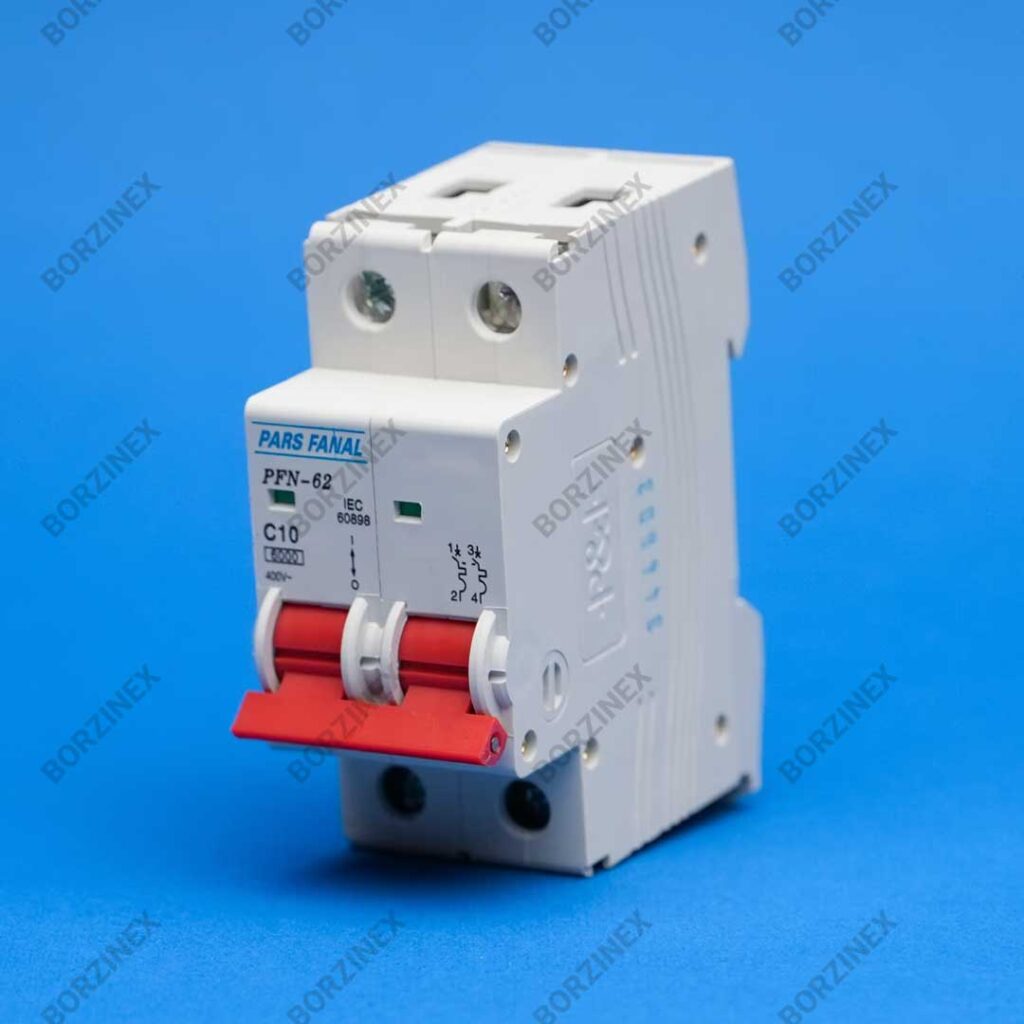 کلید مینیاتوری پارس فانال PFN-62-C10