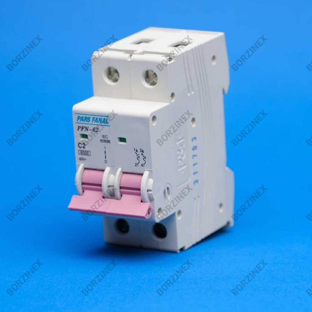 کلید مینیاتوری پارس فانال PFN-62-C2