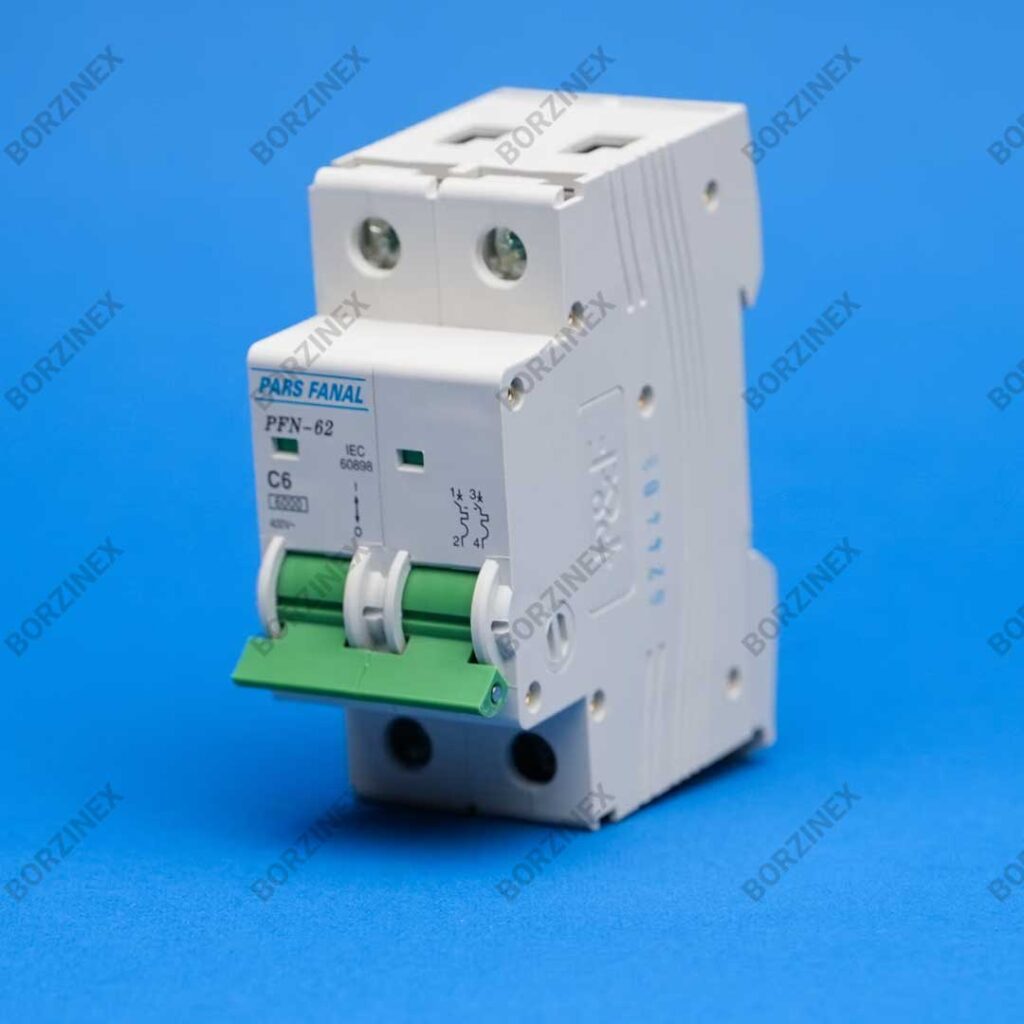 کلید مینیاتوری پارس فانال PFN-62-C6