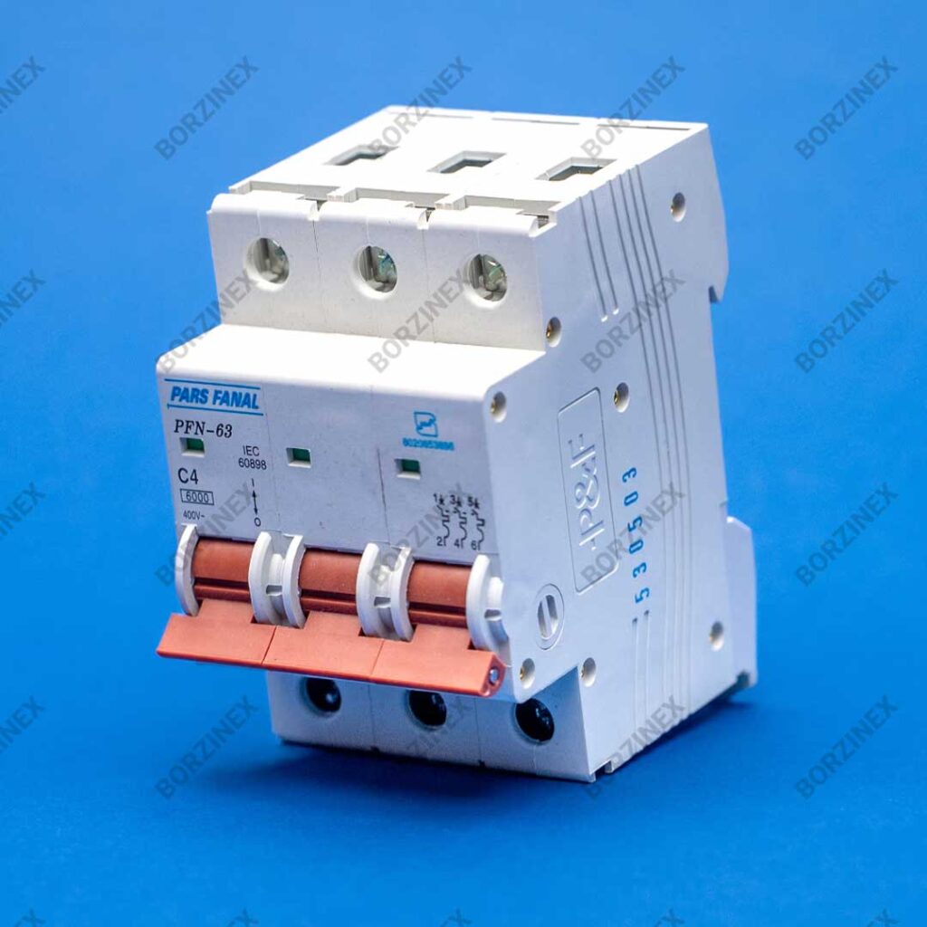 کلید مینیاتوری پارس فانال PFN-63-C4