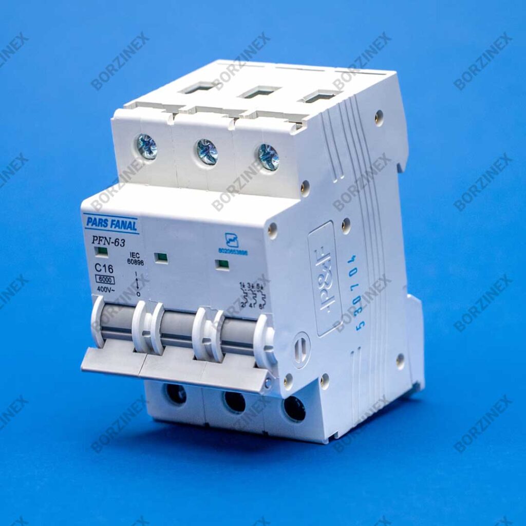 کلید مینیاتوری پارس فانال PFN-63-C16