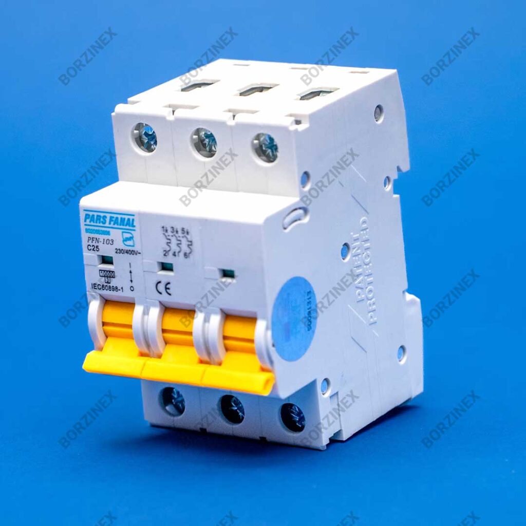 کلید مینیاتوری پارس فانال PFN-63-C25