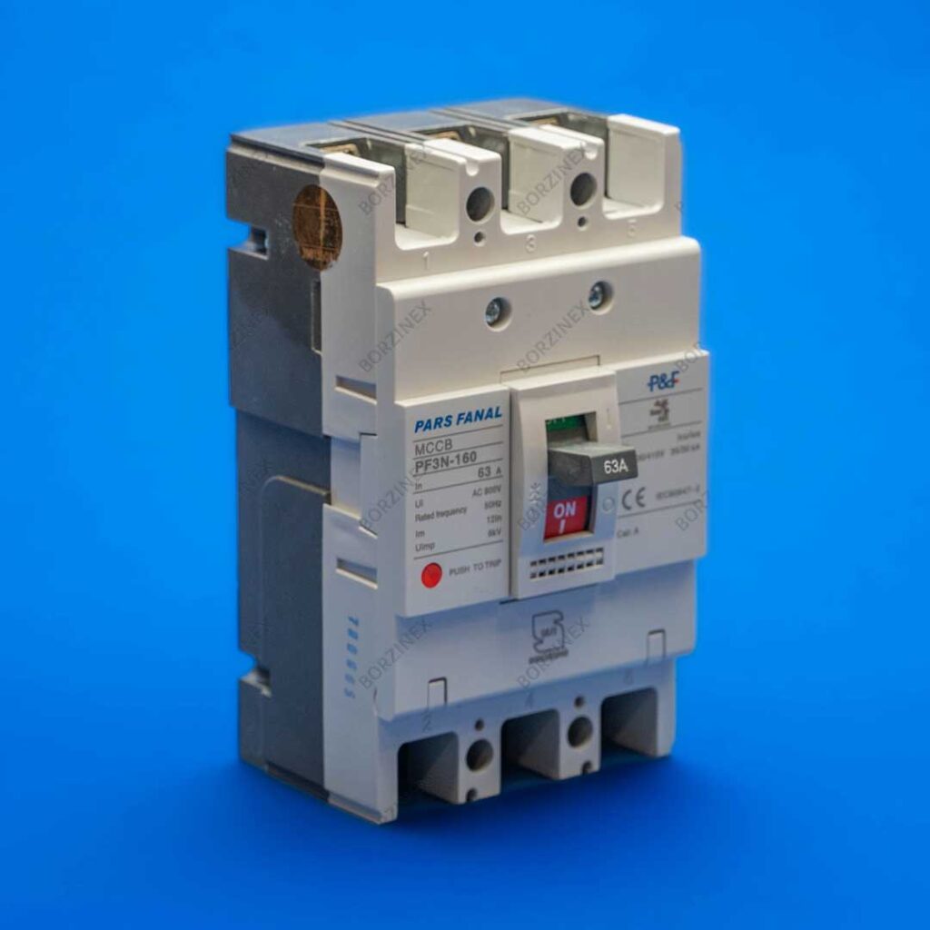 کلید اتوماتیک ۶۳ آمپر سه پل پارس فانال سری PF3N-160